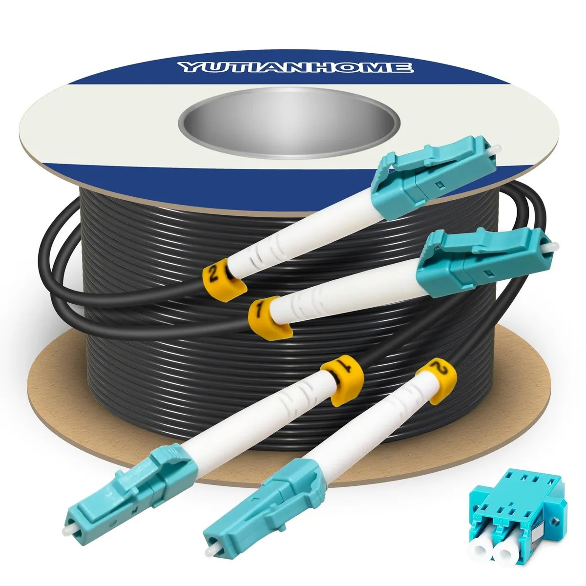 ARENTI ARENTI 75 Meters Armored Fiber Patch Cable OM3 LC to LC 2 in 1 accessory — product photo
