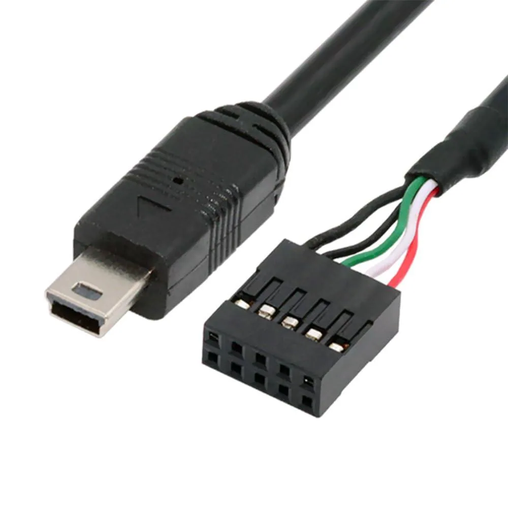 Fervit Fervit 9pin 10pin USB 2.0 Header to Mini USB 5Pin Cable 50cm — product photo