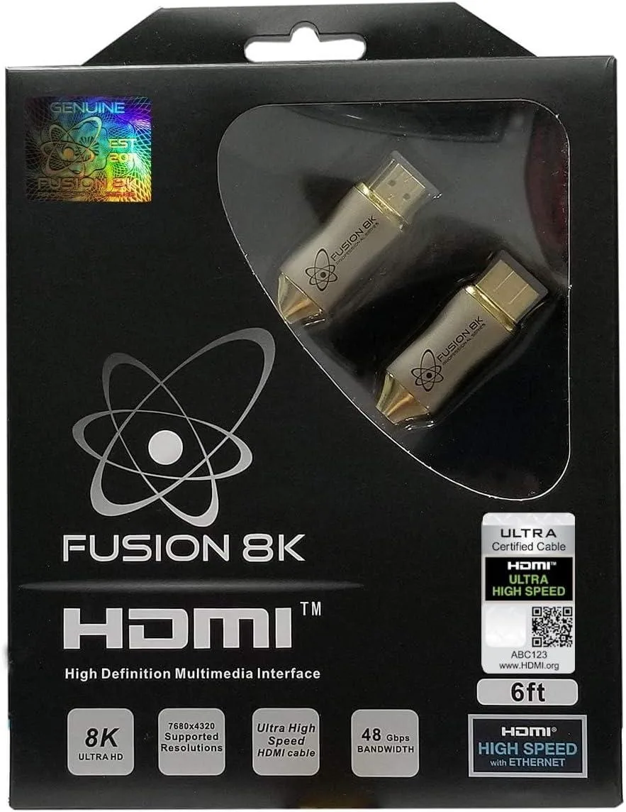 FLEANE FLEANE HDMI 2.1 audio adapter 48Gbps 8K 60Hz 4K 120Hz 144Hz 6ft — product photo