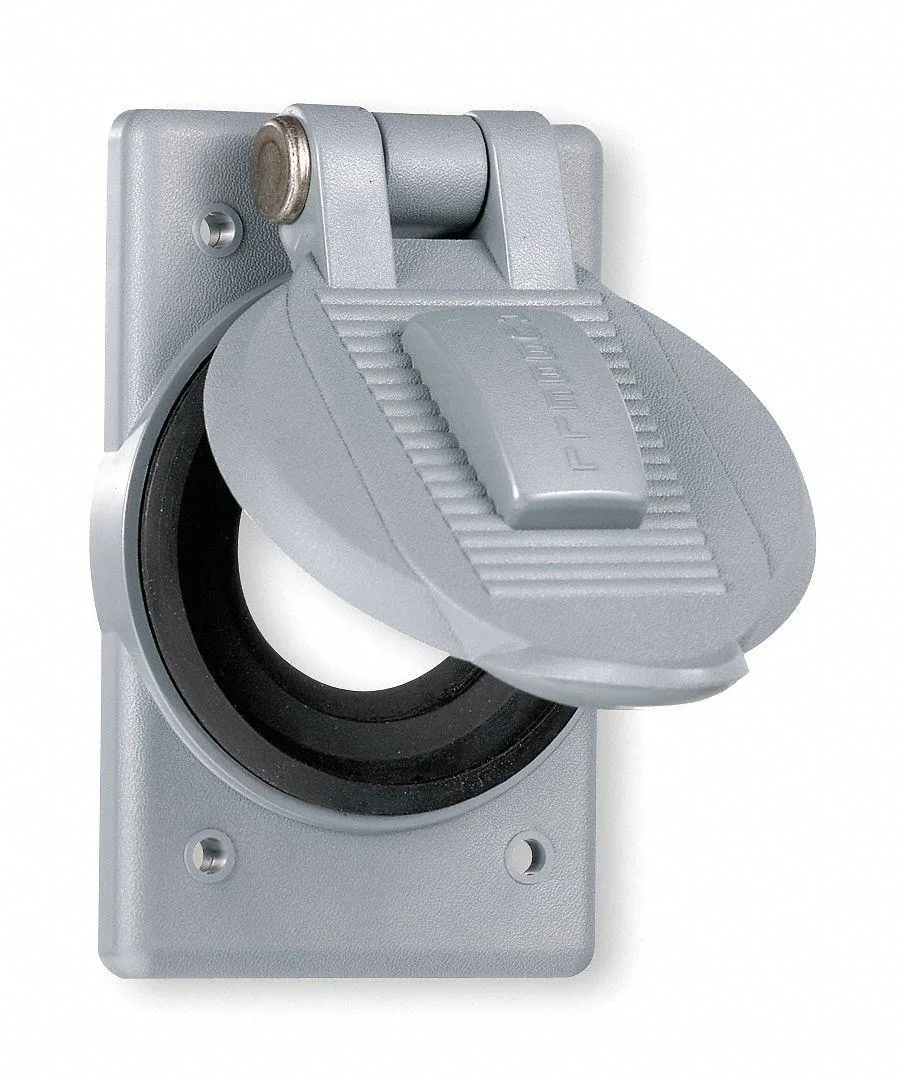 Hubbell Incorporated Hubbell Incorporated HBL9420 1-Gang Vertical Weatherproof Cover — product photo