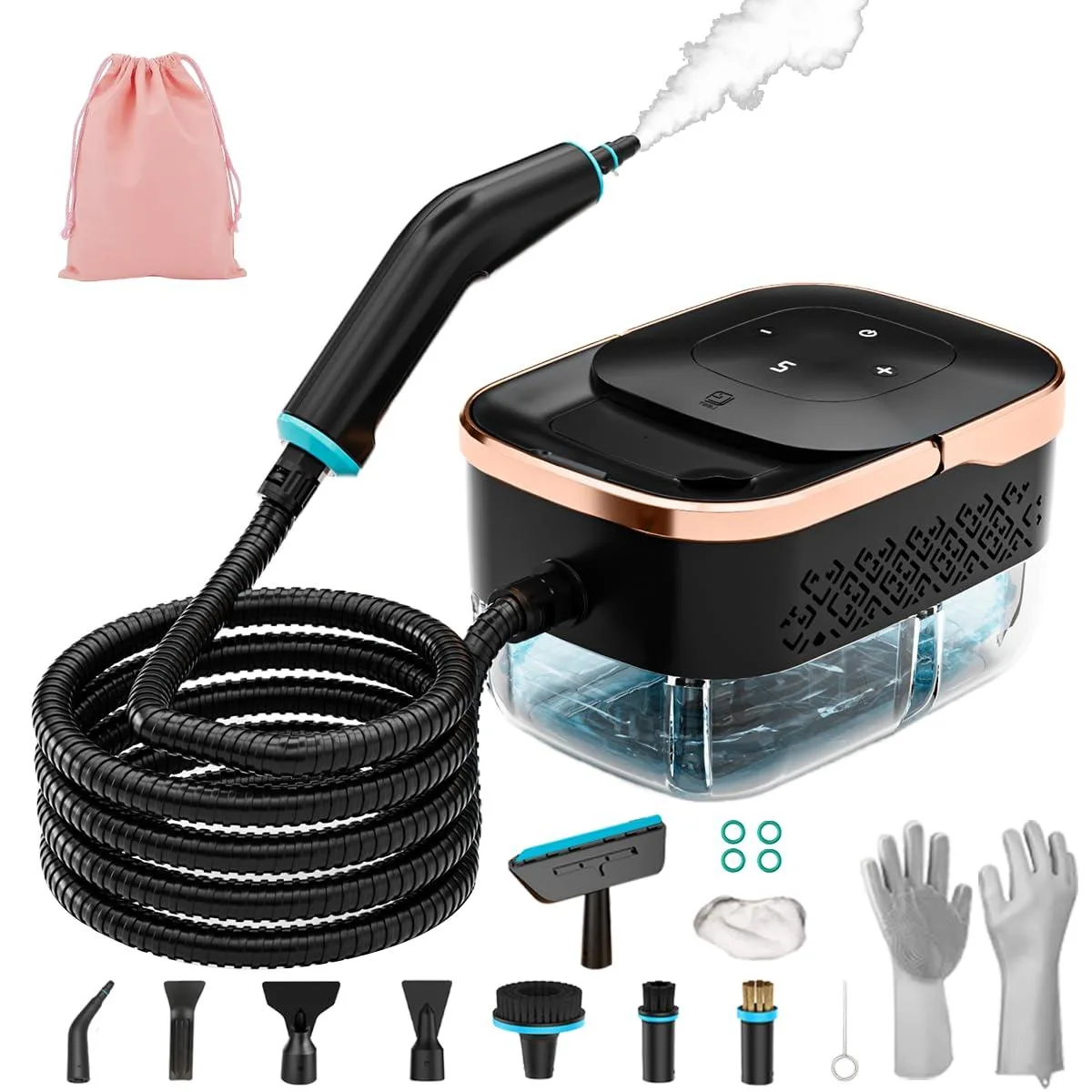  Hamilton Beach C2-B Handheld Steamer 800W 42oz 11 accessories — product photo
