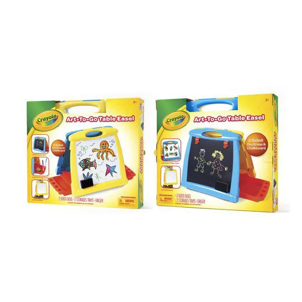 Crayola Crayola Art-to-Go 12.3" Table Easel with Storage Trays — product photo