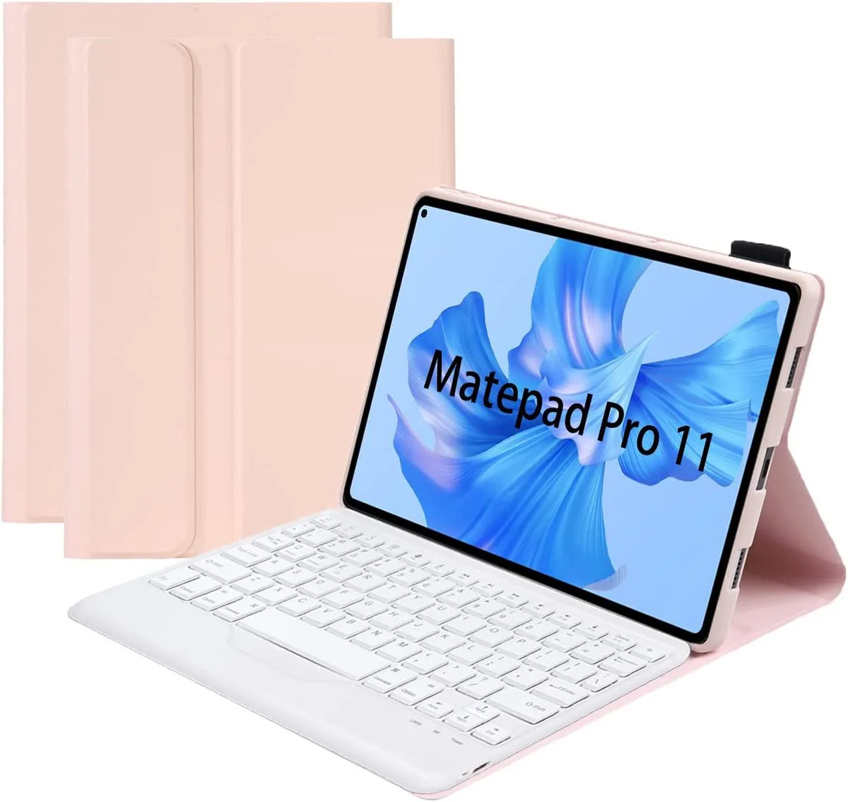 Werleo Werleo Keyboard Case for Huawei MatePad Pro 11 2022 Soft TPU Cover Pink — product photo