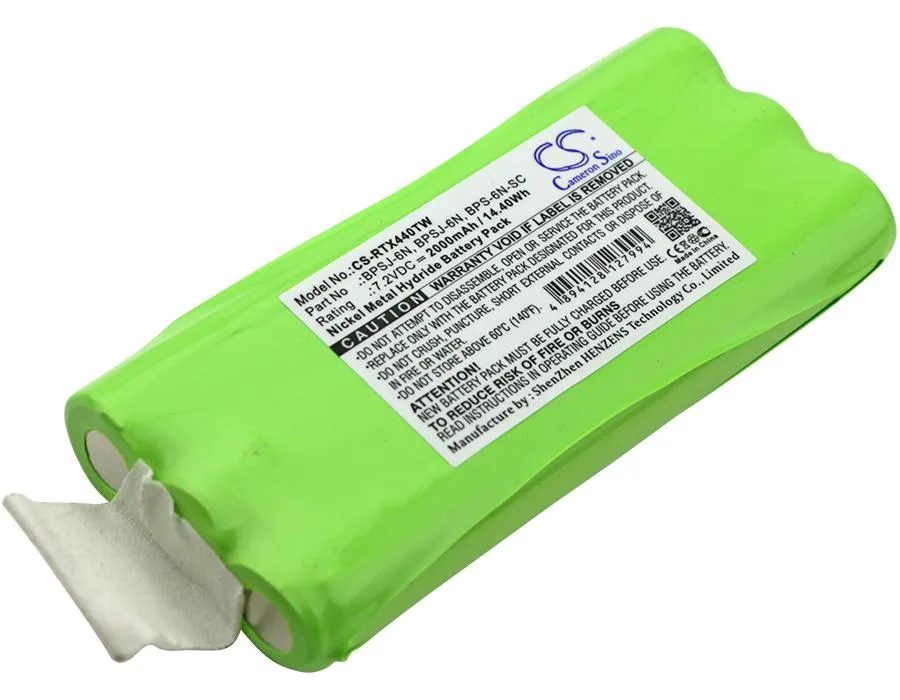 Estry Estry Ni-MH 7.2V 2000mAh Battery for Ritron JMX 441D 446D 141D 146D BPS-6N-MH BPS-6N-SC BPSJ-6N — product photo