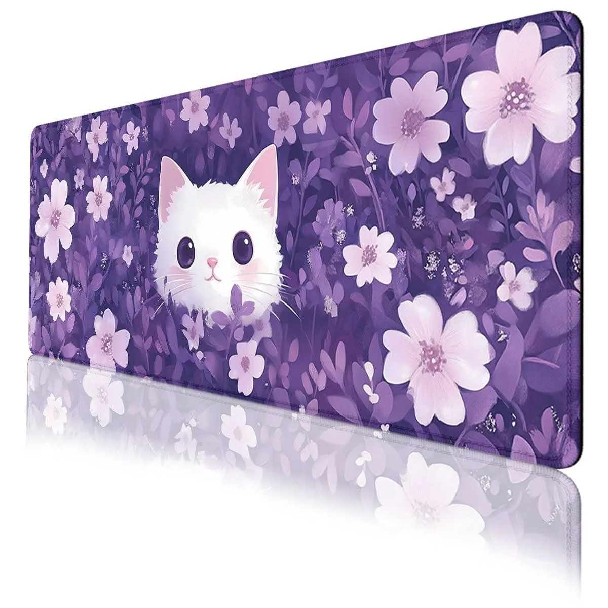  XJHBHJ Cute Cat Mouse Pad 31.5x11.8in — product photo
