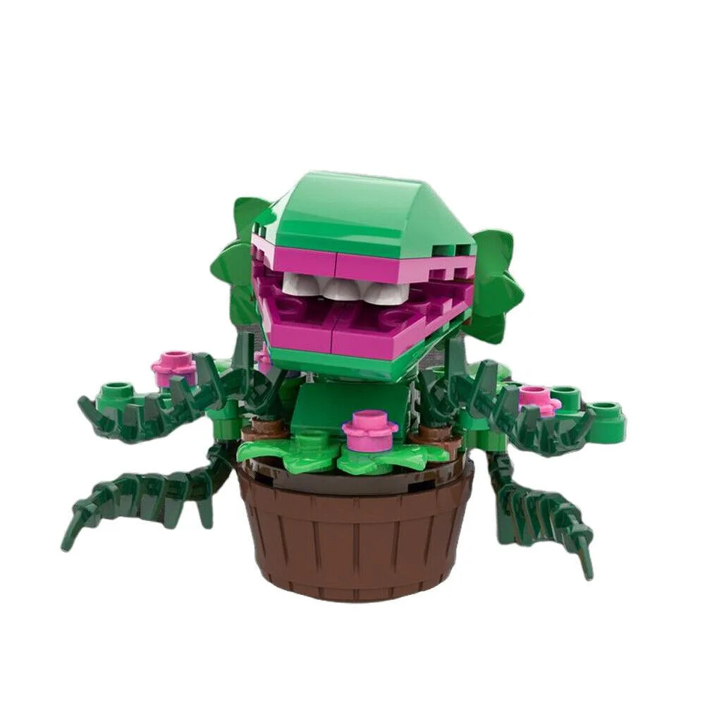 ZITIANYOUBUILD ZITIANYOUBUILD Weird Plant Horror Flower Bouquet 47 Pieces Movie MOC — product photo