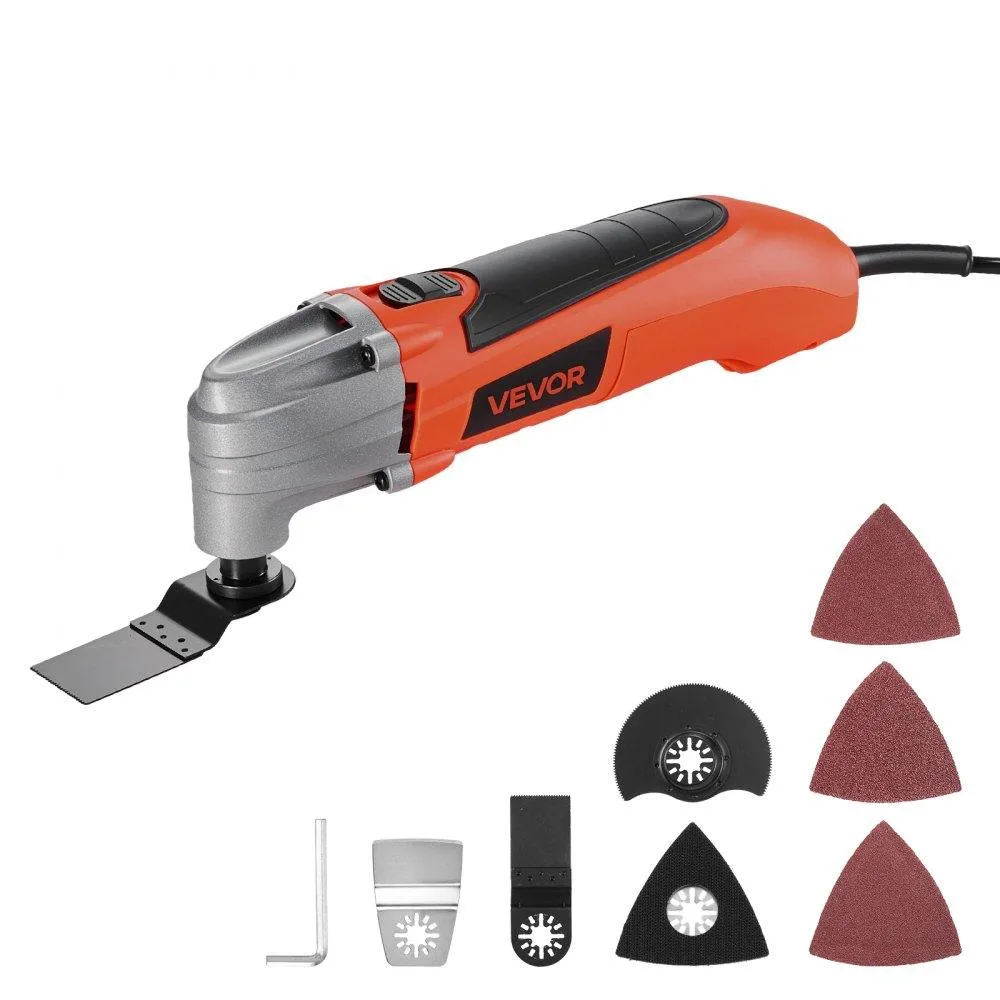VEVOR VEVOR GX-MT04 Oscillating Multi Tool 2.2A 22000 OPM 2.8° 7PCS — product photo