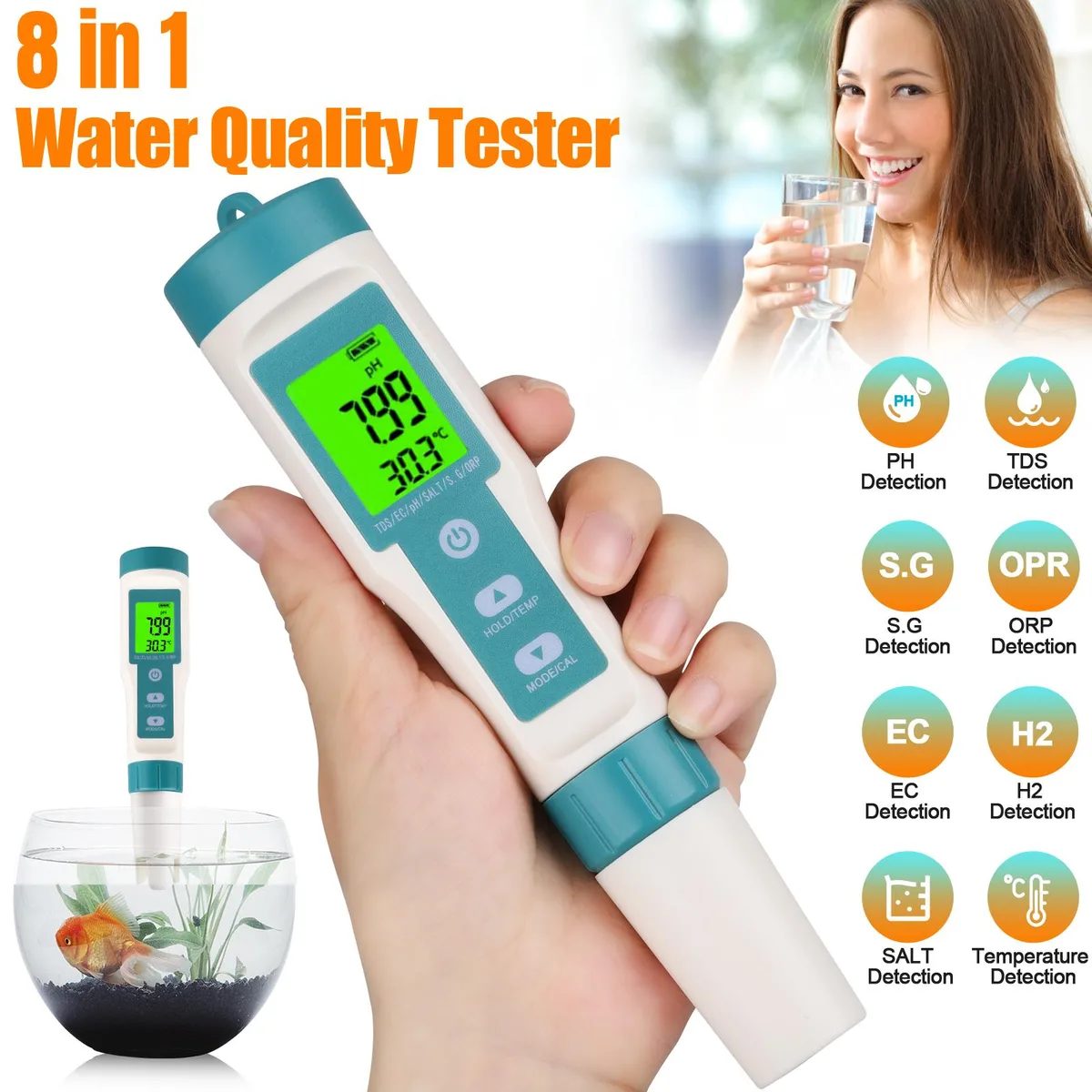 NSI NSI YDF03212026 8-in-1 Water Quality Tester — product photo