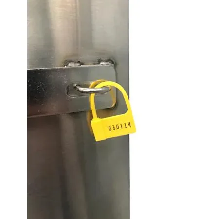 Omnimed Omnimed 484107 Yellow Numbered Tamper Evident Safety Lockout Seals PK100 — product photo