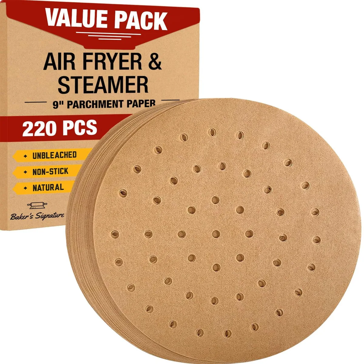 Baker's Signature BS-AIR-RND09_UK 9" 220-sheet paper craft — product photo