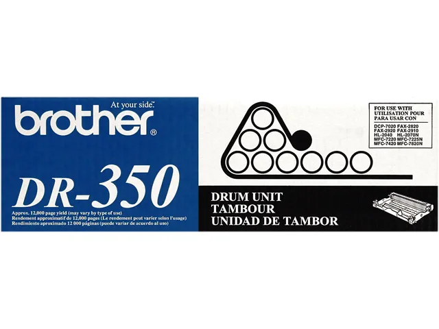 Brother Brother DR350 Drum Unit Black 12000 Pages toner cartridges (genuine brands) — product photo