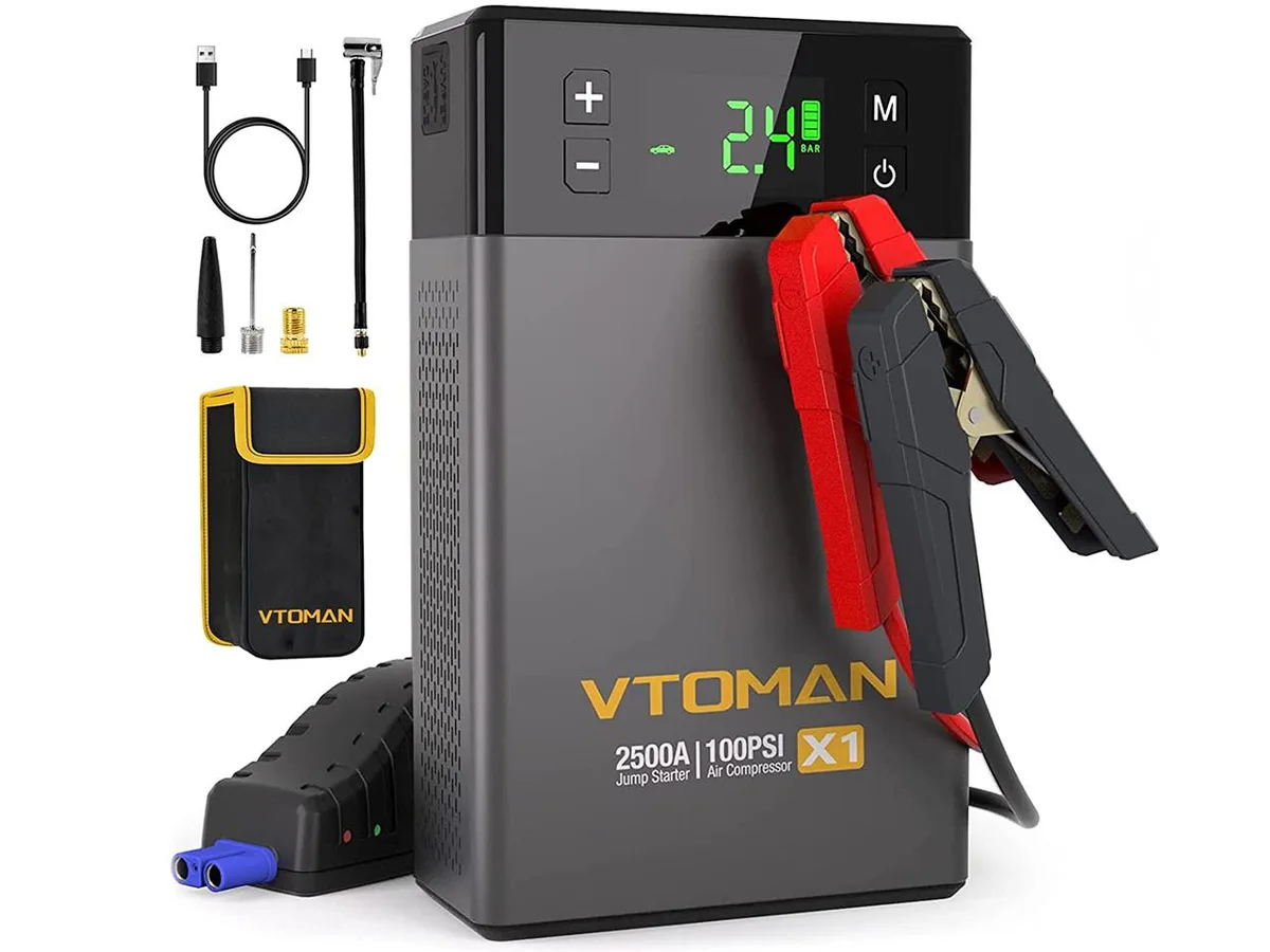 VTOMAN VTOMAN X1 2500A Jump Starter with Air Compressor — product photo