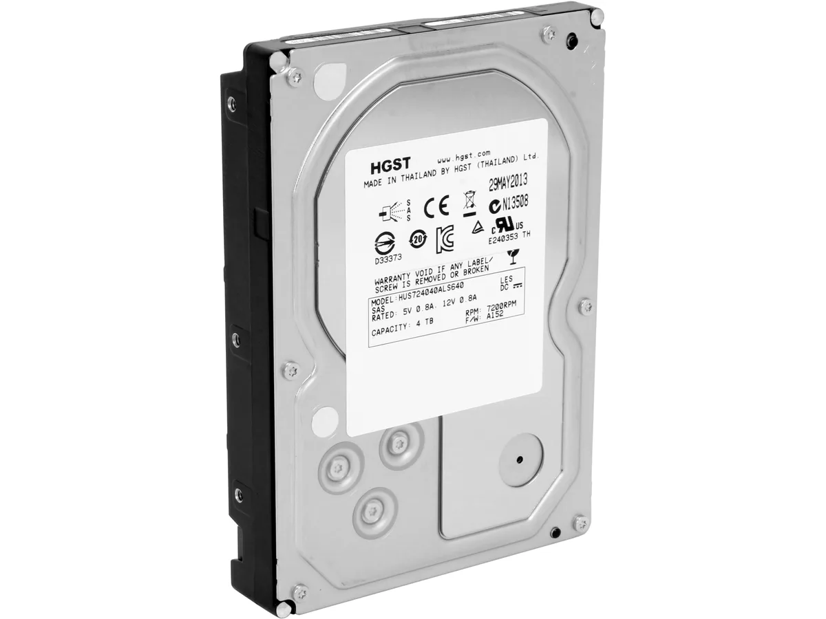 HGST HGST Ultrastar 7K4000 0B26885 4TB 7200 RPM SAS 6Gb/s 3.5" internal hard drive — product photo