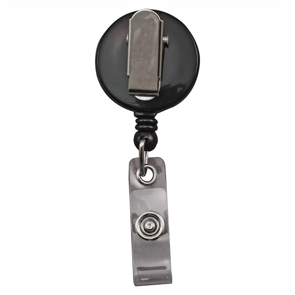 Advantus Advantus AVT75666 Retractable ID Reels Black Pack of 25 — product photo