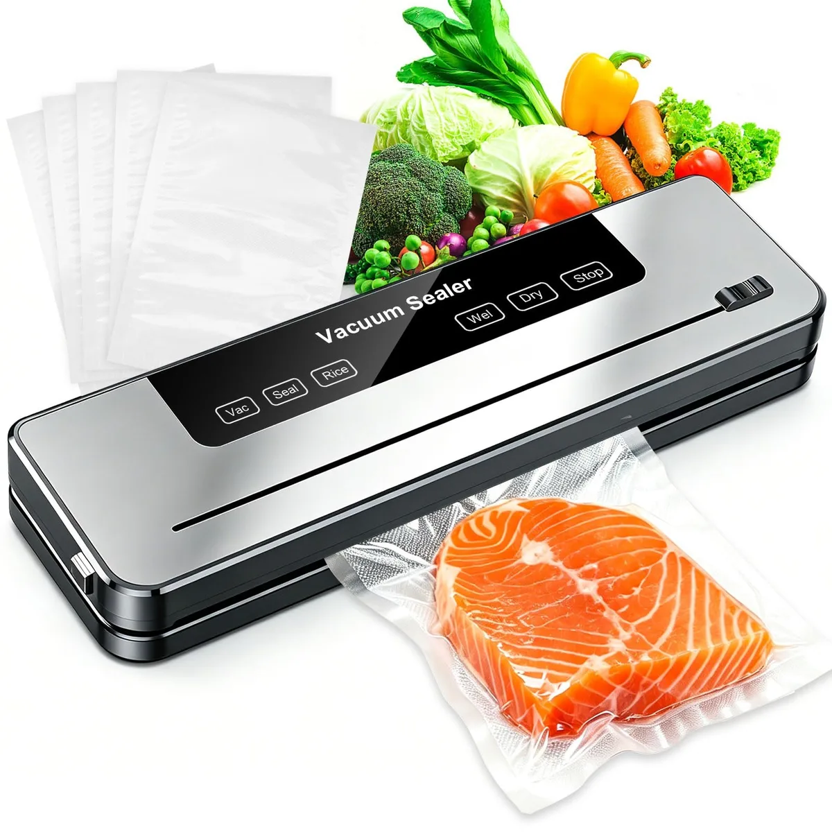  FoodSaver GY-VacuumSealer-grey-001 vacuum sealer 75KPa 50 bags — product photo