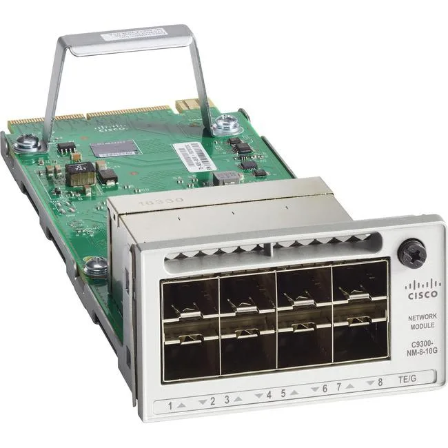 Cisco Systems, Inc. Cisco Systems, Inc. C9300-NM-8X= 8x10G switch module — product photo