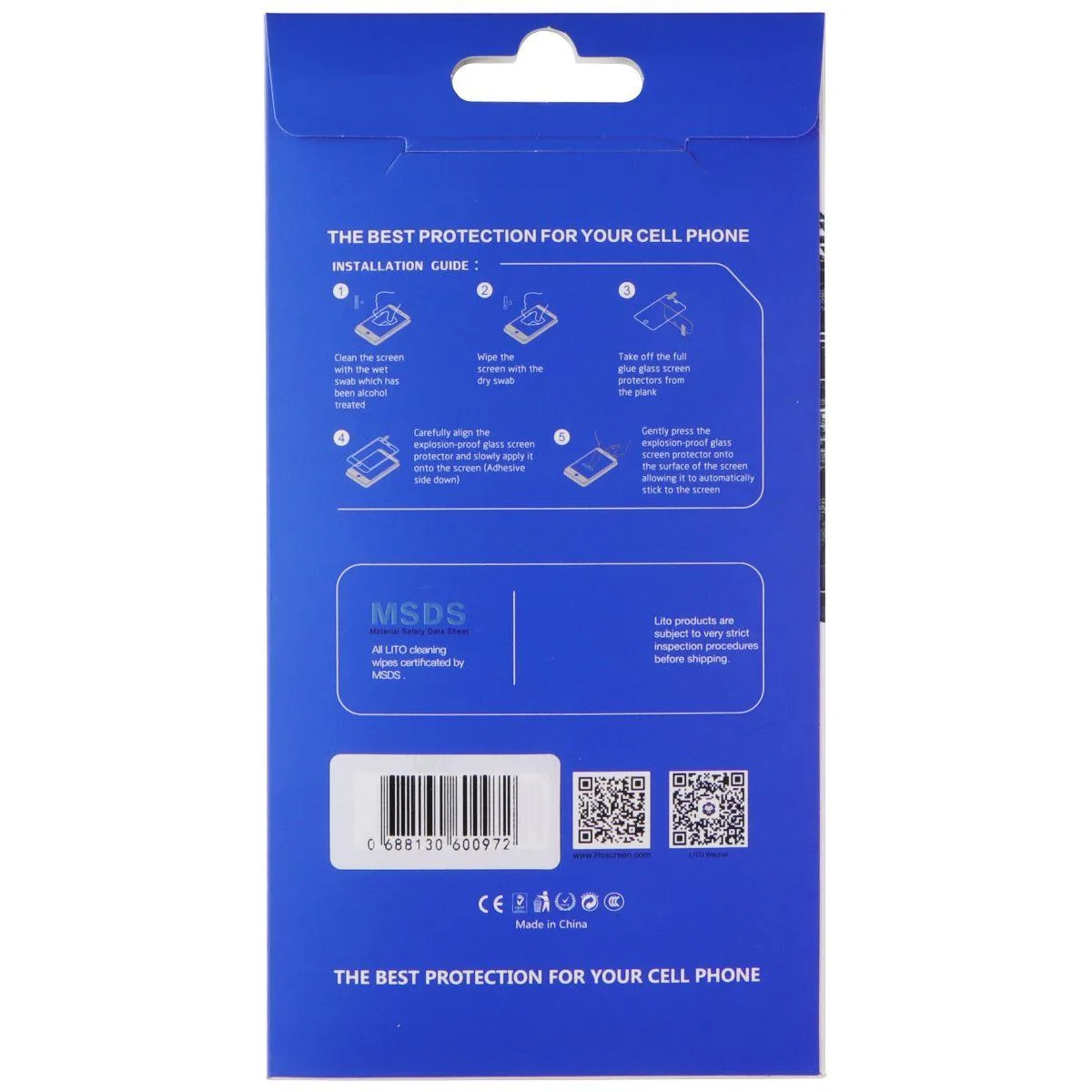 Lito Children’s Wear Lito Children’s Wear 2.5D Full Glue Tempered Glass Screen Protector for Moto G22 L-1350 — product photo