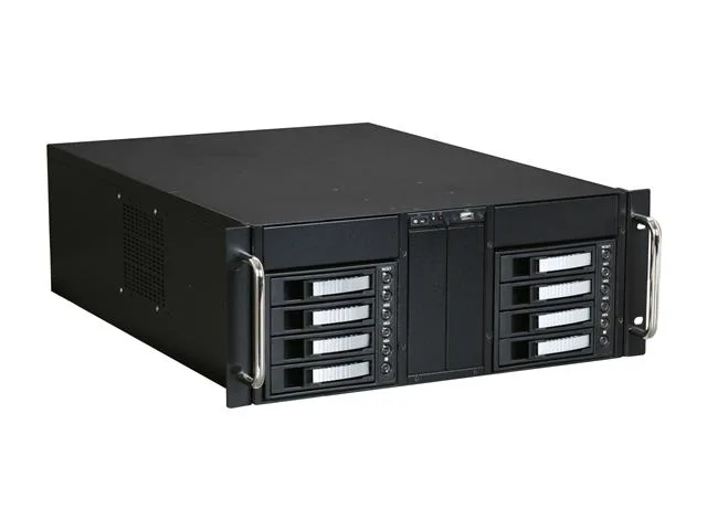 iStarUSA Inc. iStarUSA Inc. D-410B8SA-SILVER 4U rackmount server chassis — product photo