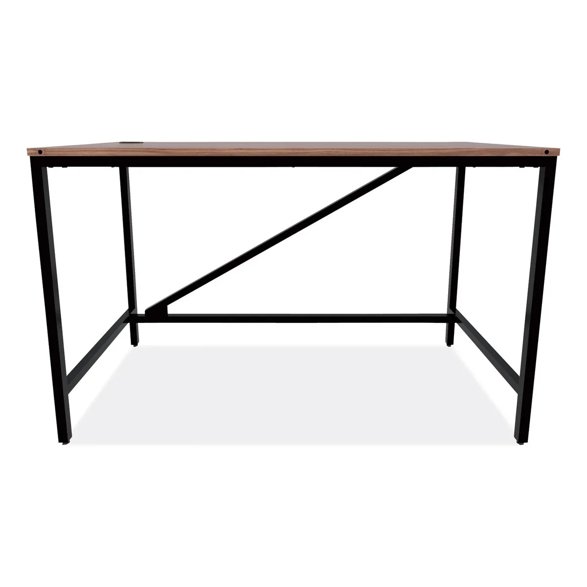 Alera Alera ID-4824B Industrial Series Desk 47.25W 23.63D 29.5H Modern Walnut — product photo