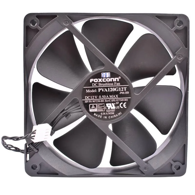 SXDOOL SXDOOL PVA120G12T 120mm 12025 12V .50A 4-pin vga cooling — product photo
