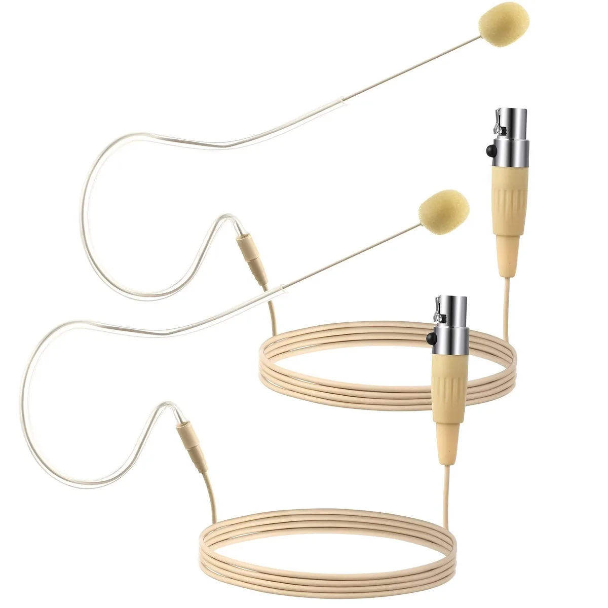  TOODOO Over-Ear Headset Microphone Beige 2-Pack 600 ohm 78 dB — product photo