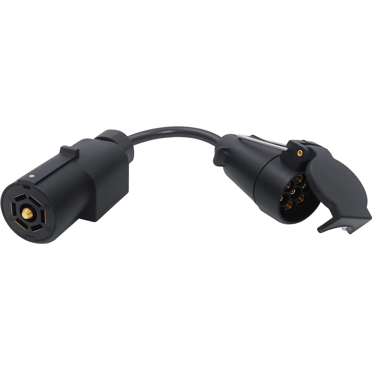 CARROFIX CARROFIX Truck to Trailer Light Converter 7-Pole RV Blade to 7 Pin Plug Chip-Controlled PA Housing — product photo