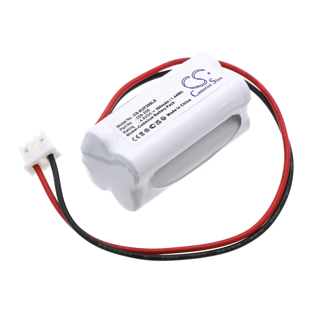 Cameron &amp; Co Cameron &amp; Co DS-CS-KUF208LS 4.8V 300mAh Ni-CD White surveillance accessory — product photo