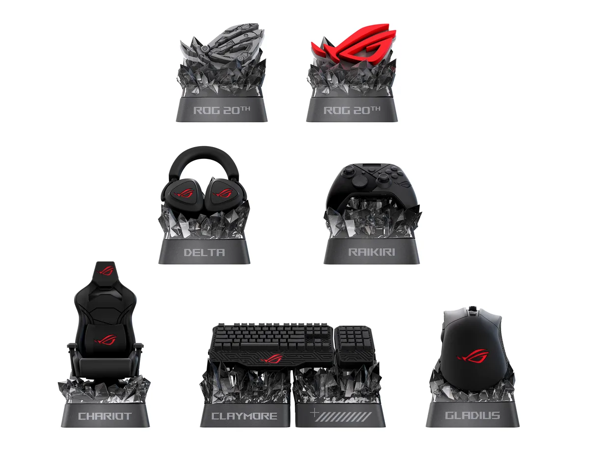 ASUS ASUS 90MP04UA-BKAA00 ROG 20th Edition Keycap Blind Box 1-Pack keyboard accessory — product photo