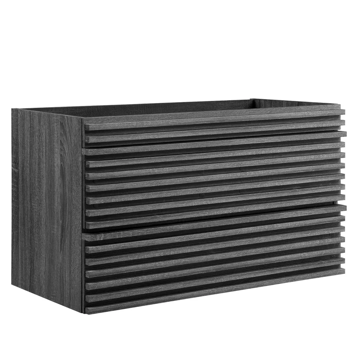 Modway Furniture Modway Furniture Render 36" Wall-Mount Vanity Cabinet Walnut Grain — product photo