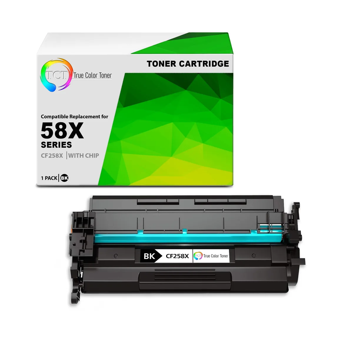 True Color Toner True Color Toner CF258X Black High Yield Toner Cartridge 10000 Pages — product photo