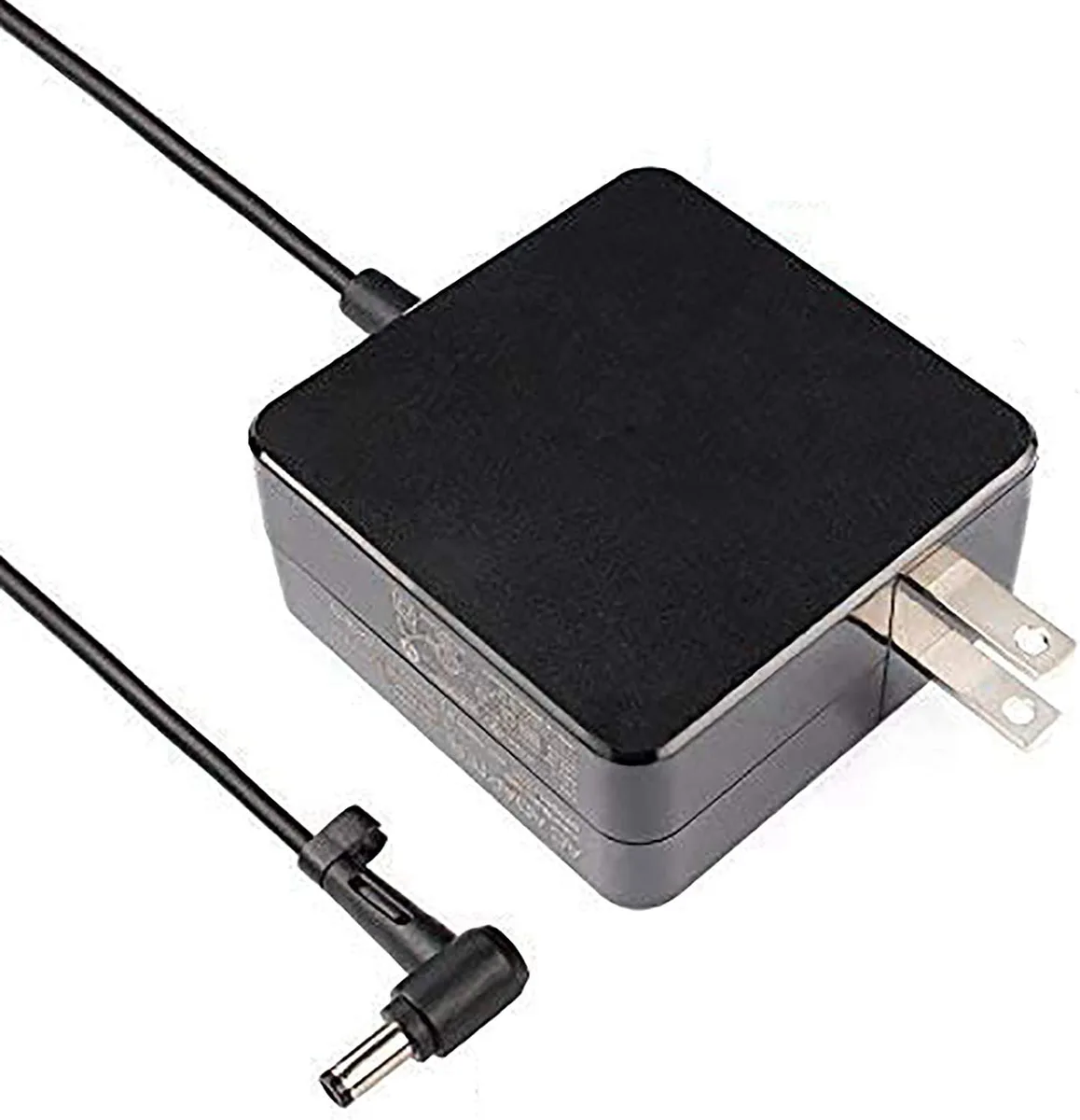myVolts myVolts 45W 19V 2.37A AC adapter with 5.5×2.5mm connector and 4.0×1.35mm dongle — product photo