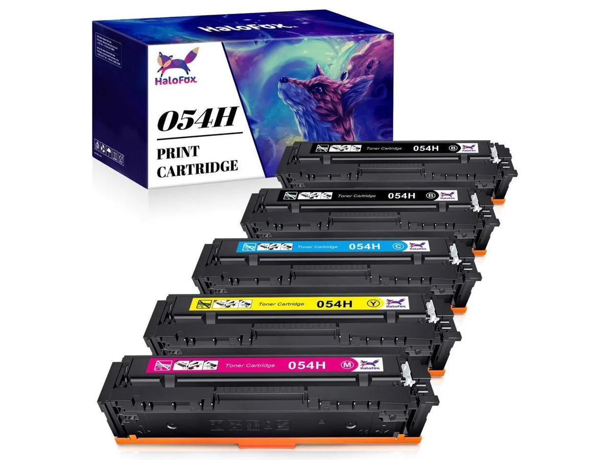 V4ink V4ink 054H 5-pack toner cartridge (2 black, 1 cyan, 1 yellow, 1 magenta) — product photo