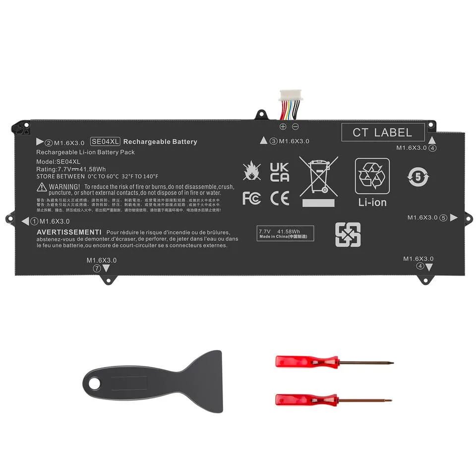 HP HP SE04XL SEO4XL HSTNN-DB7Q Pro X2 612 G2 laptop battery 7.7V 41.58W 4-cell — product photo