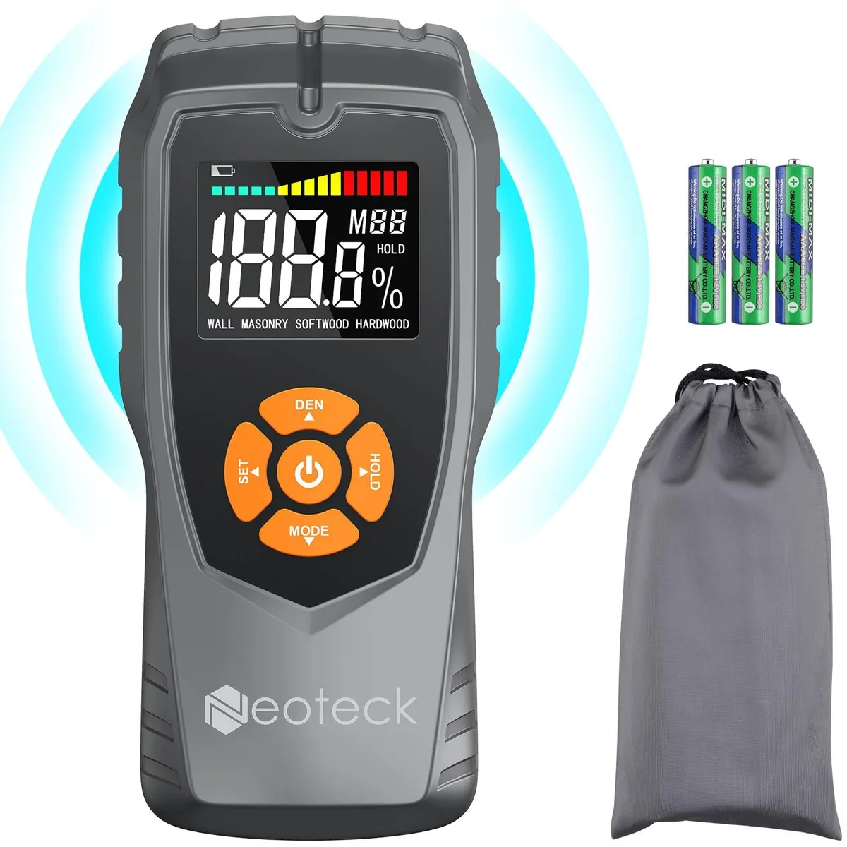 KEHIPI KEHIPI Pinless Moisture Meter Grey NTK179 — product photo