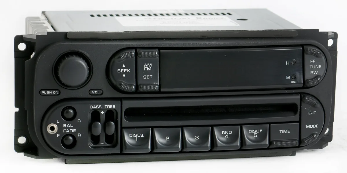 1 Factory Radio 1 Factory Radio P05091506AG AM FM CD Receiver Aux Slider — product photo