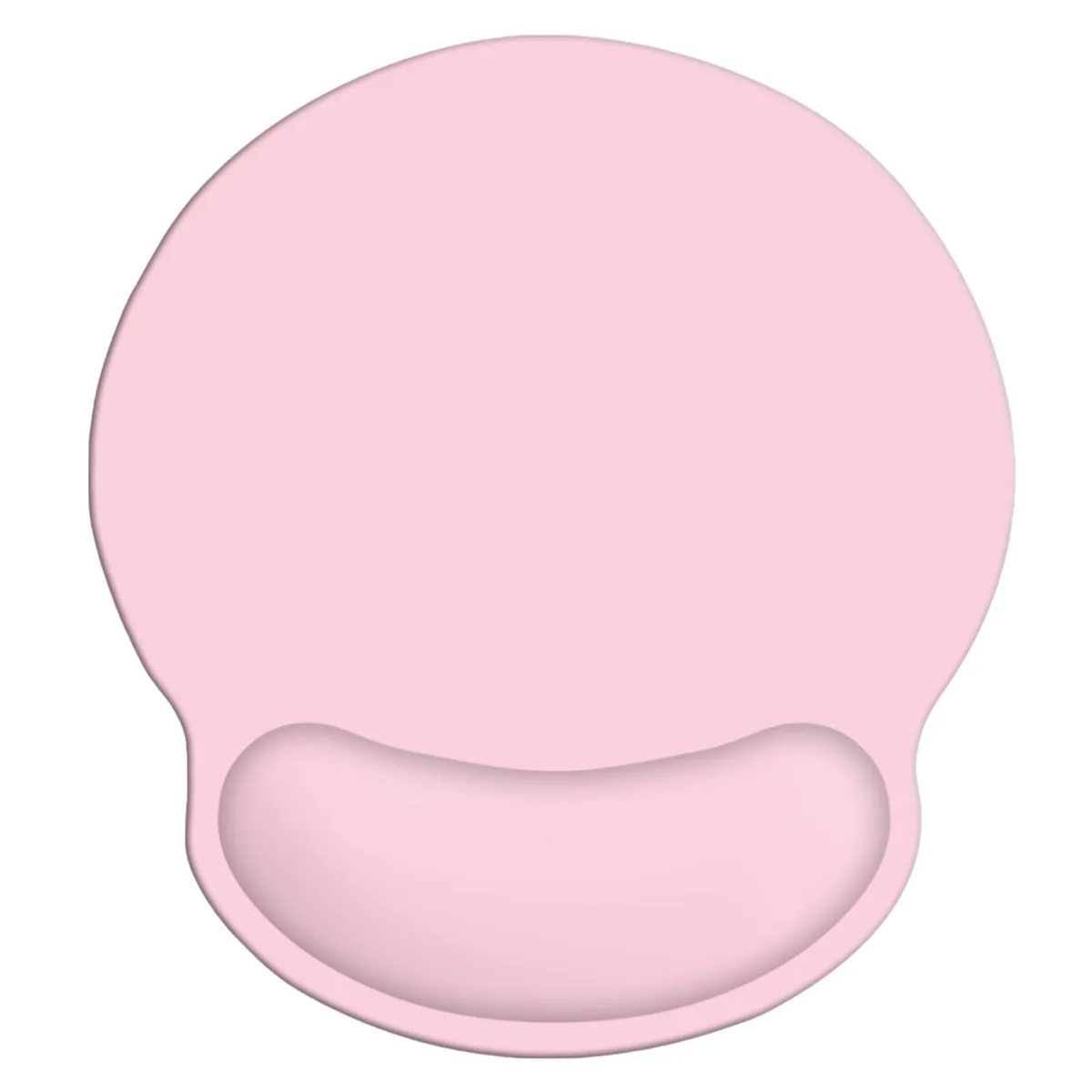  HEVITDA Mouse Pad with Wrist Rest Pink 9.8 x 8.8 x 0.9 in — product photo