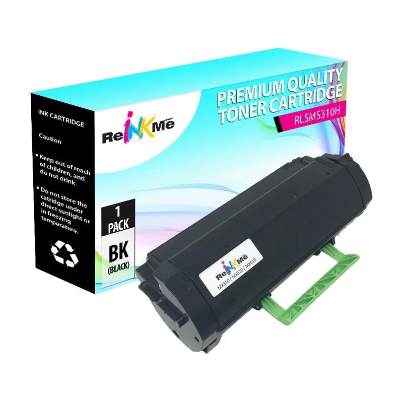Re-Ink-Me Re-Ink-Me 50F1H00 501H Black Toner Cartridge for Lexmark MS310 MS410 MS510 MS610 — product photo