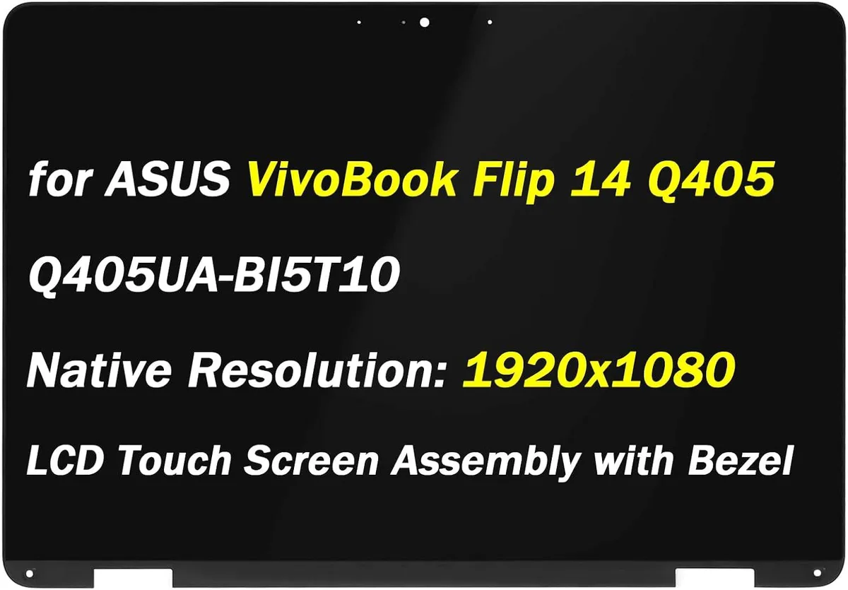 NUOLAISUN NUOLAISUN 14" FHD 1920x1080 Touch Digitizer + Bezel for ASUS Q405UA 2-in-1 (2017) — product photo