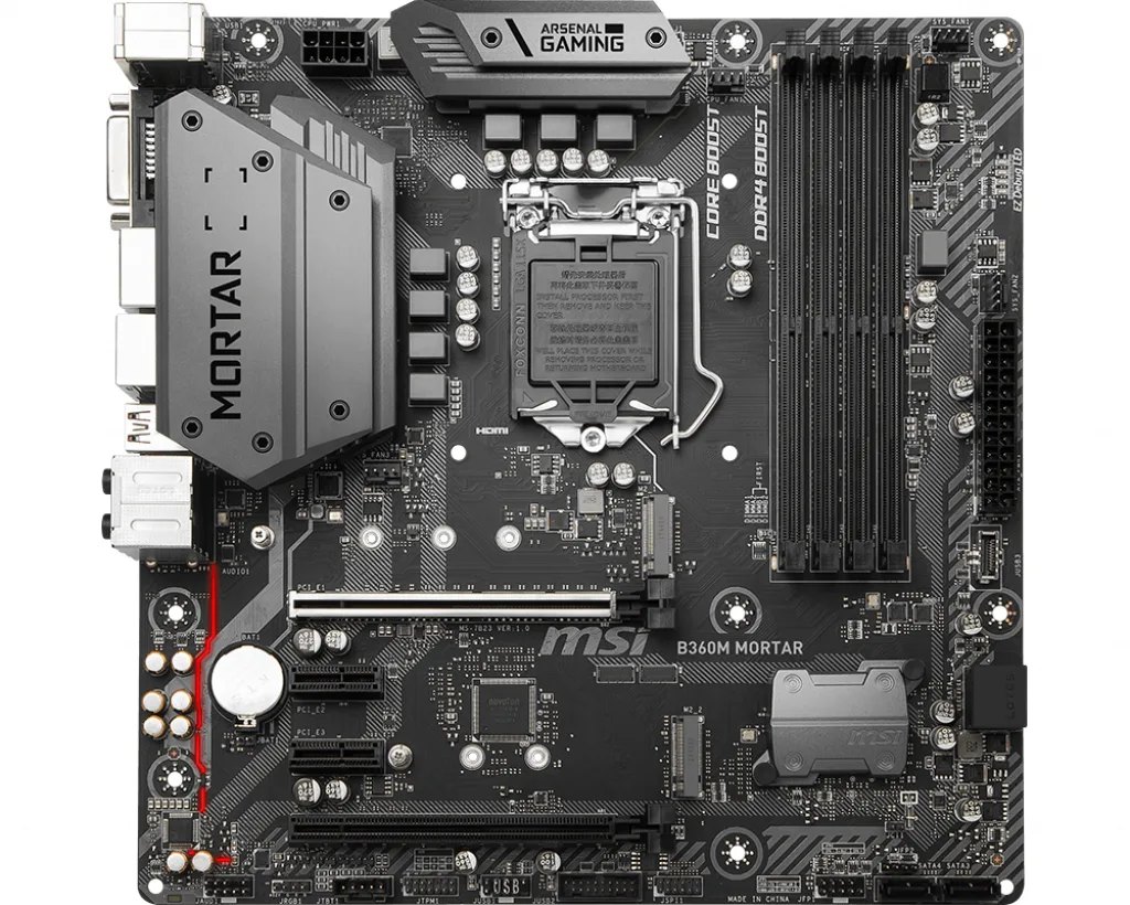 MSI MSI B360M MORTAR LGA 1151 MicroATX Intel motherboard — product photo