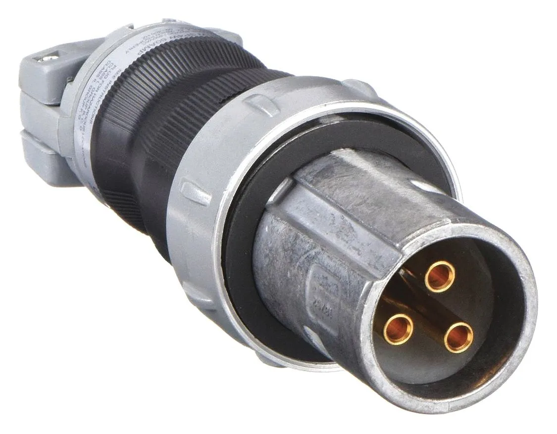 Hubbell Incorporated Hubbell Incorporated HBL460PS1W Watertight Pin &amp; Sleeve Plug 60 A — product photo