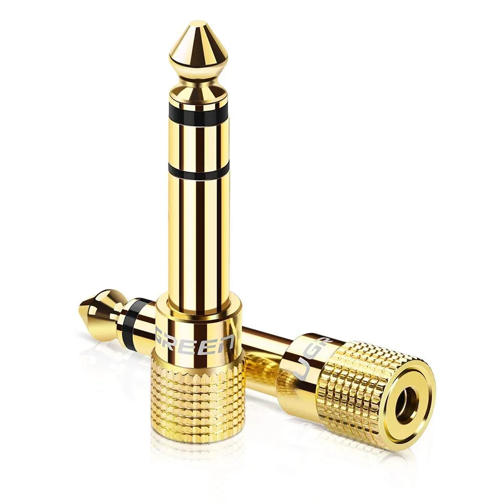 ESTONE ESTONE 20503 6.35mm Male to 3.5mm Female Audio Adapter 2 Pack — product photo