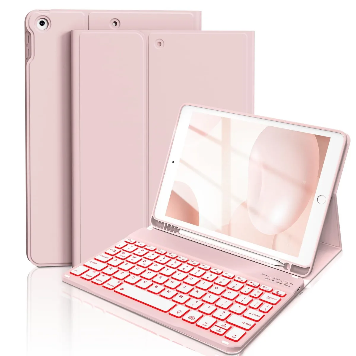 GSM Outdoors GSM Outdoors 2 in 1 Accessory iPad 9th/8th/7th Gen 10.2 inch Pink — product photo