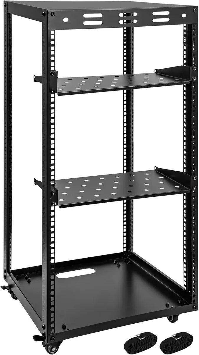 BFKK BFKK 20U Open Frame Server Rack 19.5L x 18.6W x 41H — product photo