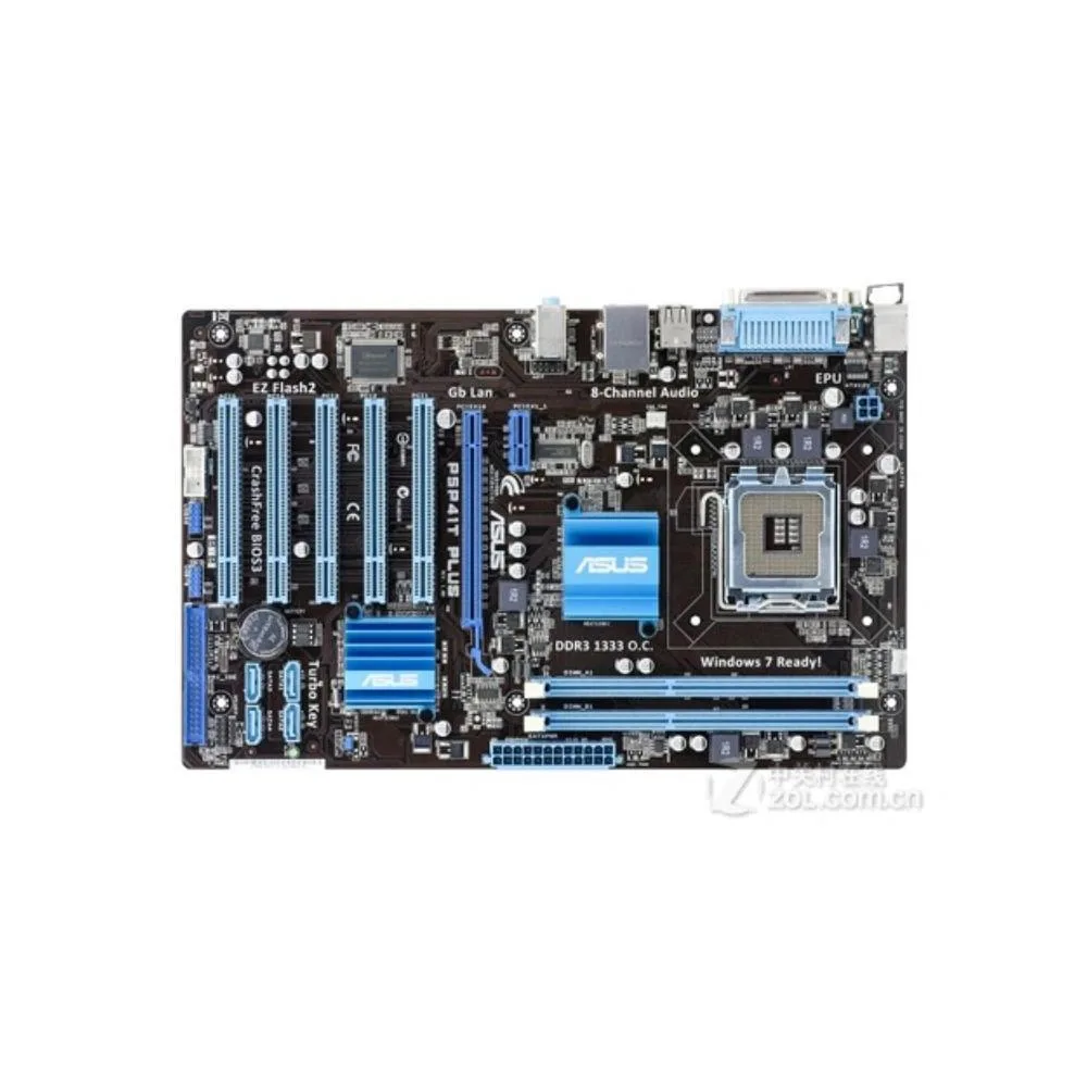ASUS ASUS P5P41T PLUS LGA 775 Intel G41 DDR3 8GB ATX Intel motherboard — product photo