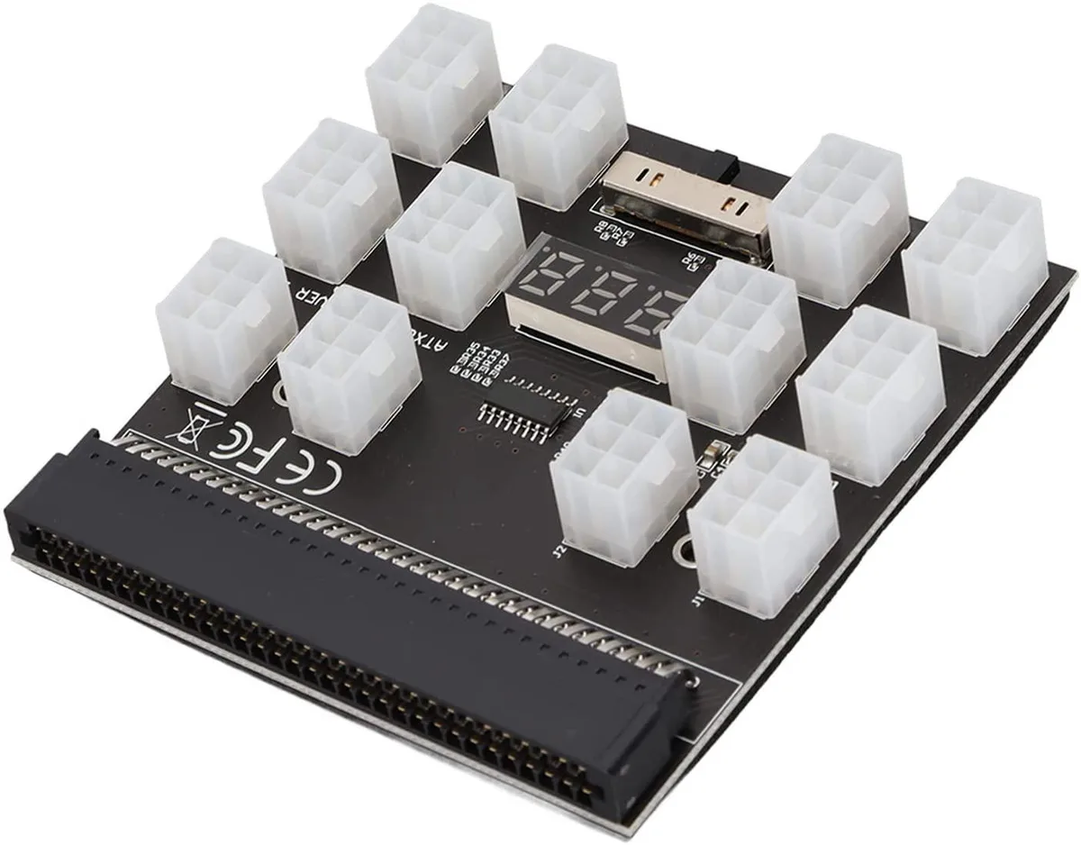 myVolts myVolts PSU Board 12 ATX 2x3 Pin LED Display 1200W — product photo