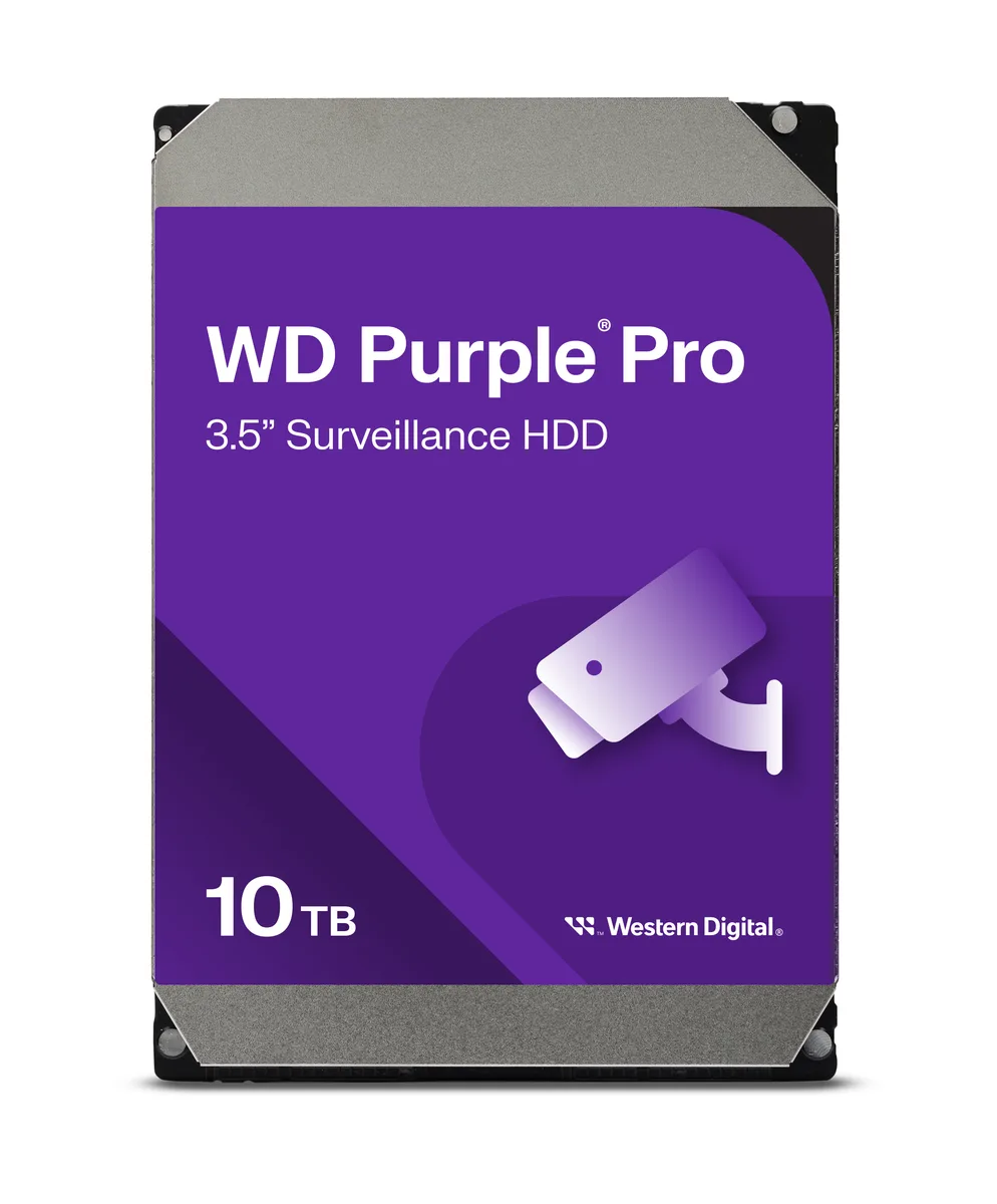 Western Digital Western Digital WD101PURP 10TB 7200 RPM 256MB Cache SATA 6.0Gb/s 3.5" internal hard drive — product photo