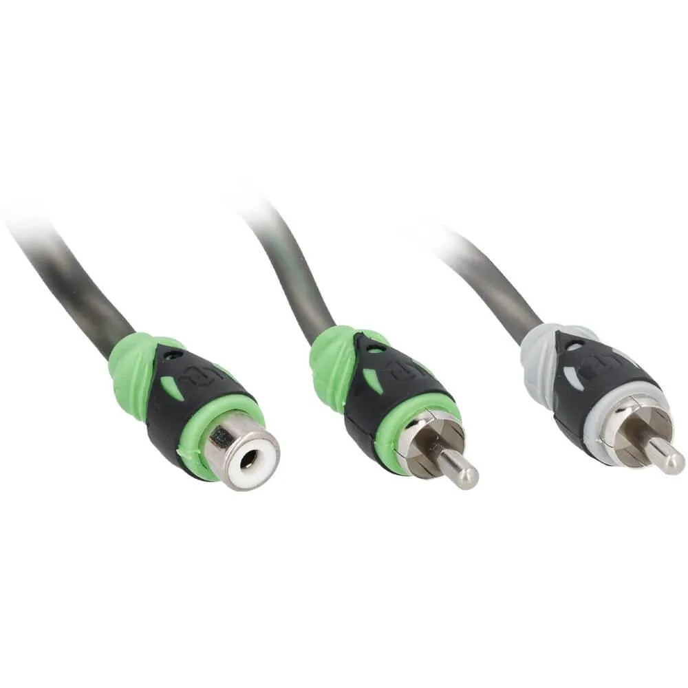 RAPTOR RAPTOR PRO SERIES RCA 2-Channel Audio Cable 1.5 ft 1F-2M — product photo