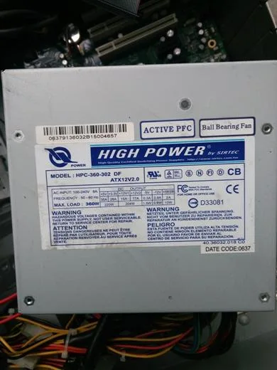 KHACHIMO KHACHIMO HPC-360-302 ACTIVI PFC 80 PLUS Gold power supply — product photo
