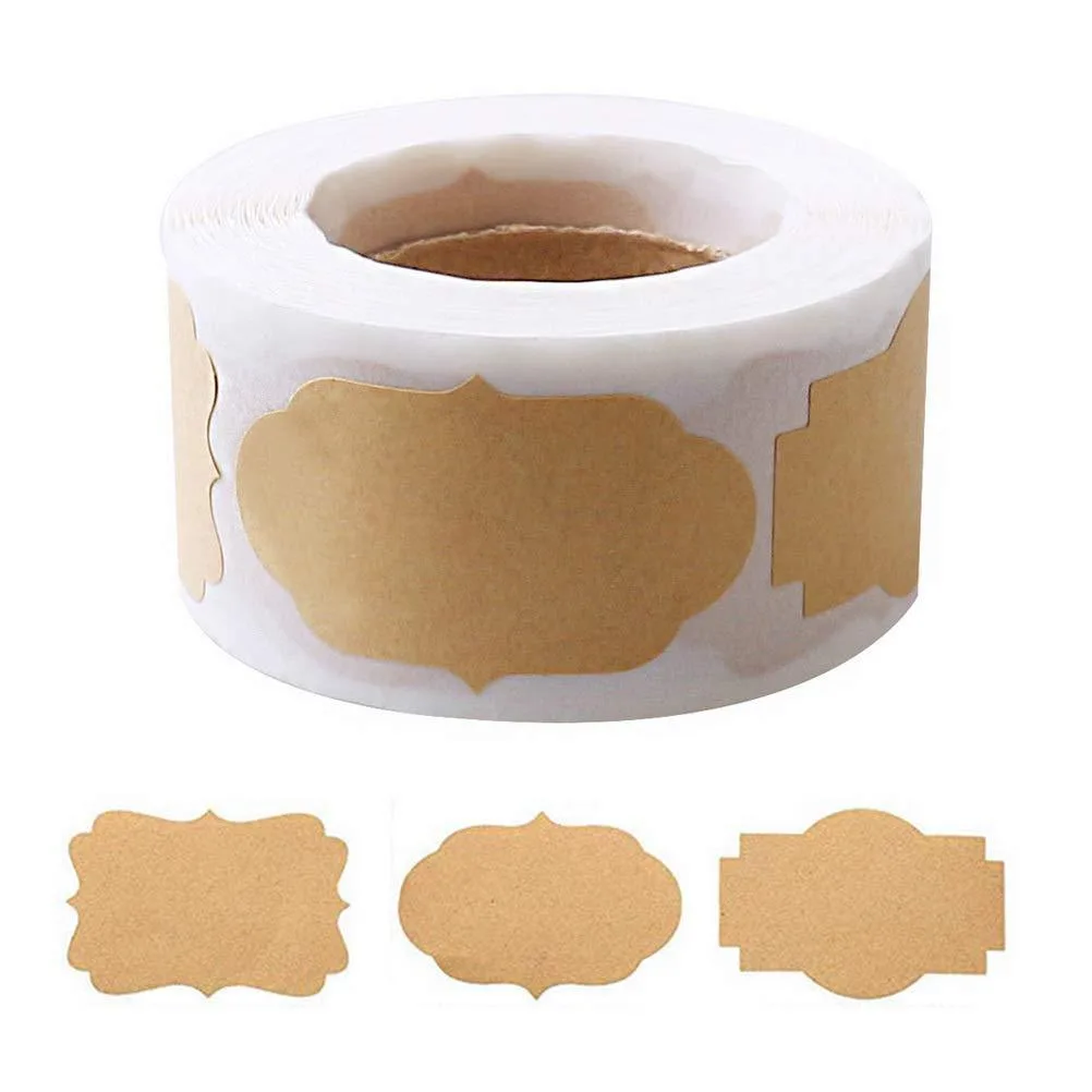 Scotch Self-Adhesive Gift Tags 300 Pcs Brown 1 x 2 in — product photo