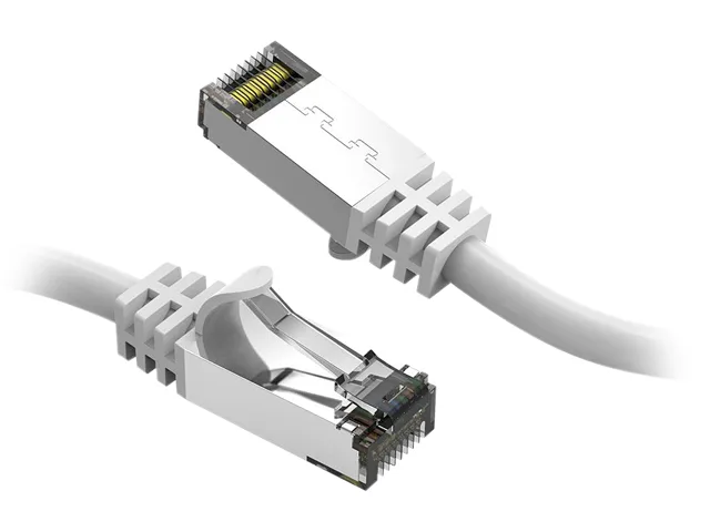 Nippon Labs Nippon Labs 60CAT8-2-26WT Cat8 network ethernet cable 2 ft 26 AWG white — product photo